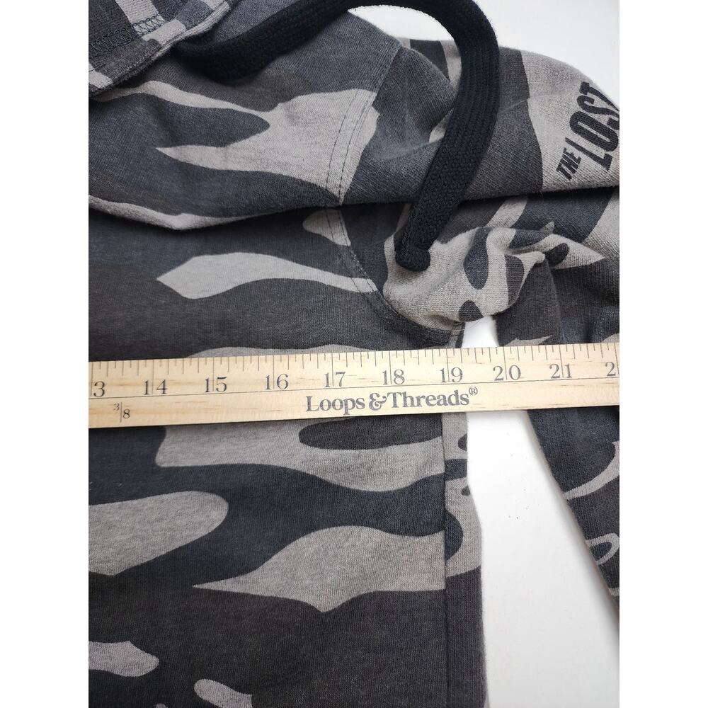 Burnside unisex M camo full zip comfy Hoodie gorpcore cabincore outdoor workwear - Picture 9 of 10